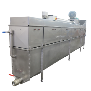 The Scalder contains hot water with a temperature of 50-60ºC, which has the function to loosen the feathers from the follicles, which makes it easier to pluck the birds.