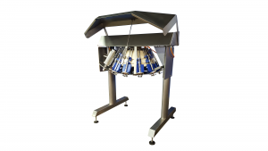 Drum Thigh Deboner with additional knuckle saw to debone drum sticks on the same deboning machine