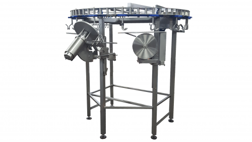 Semi- and Full Automatic Cut-up Line for portioning poultry